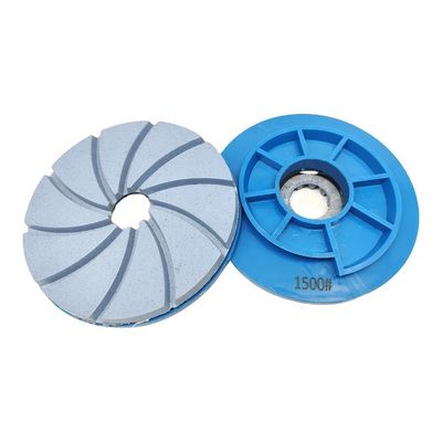 Disco de pulido de granito de resina de diamante de 125 mm para almohadilla de botón de caracol