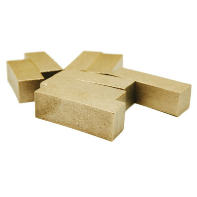Cortado rápido y duradero 30*10*10 segmentos de diamantes de sándwich para cortar travertino beige