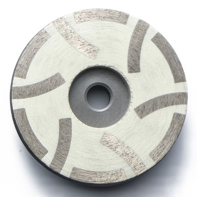 Rueda de molienda de diamantes de 6 pulgadas Herramientas de molienda de piedra Rueda de copa radial con 6 segmentos