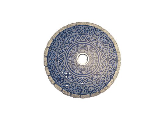 ARC Forma de diamante en polvo de metal 350 mm Cuchilla para el puente láser Granito de azulejos de corte de disco