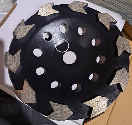 Buena resistencia al desgaste Rueda de copa de turbo segmentada de diamante para soporte personalizado OEM