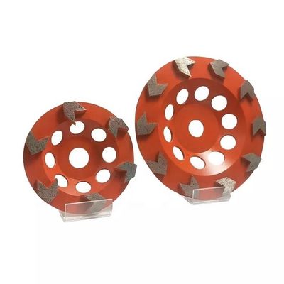 Buena resistencia al desgaste Rueda de copa de turbo segmentada de diamante para soporte personalizado OEM