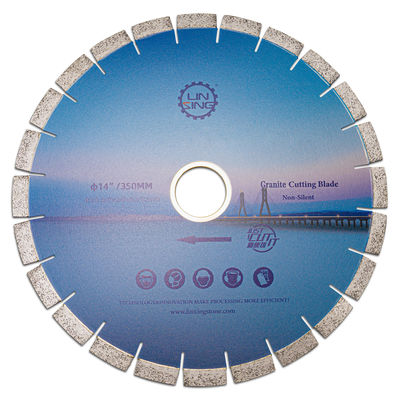 Disco de corte de diamantes de 350 mm para granito de acero inoxidable y diamante de dureza diferente