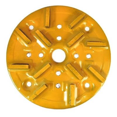 Disco de molienda de diamantes de unión de metal de soporte personalizado para el pulido de granito de forma redonda