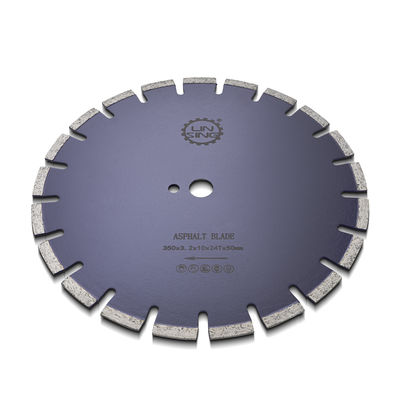 Cuchilla de sierra de diamantes de grado industrial de 300-600 mm para corte de asfalto sinterización segmentada