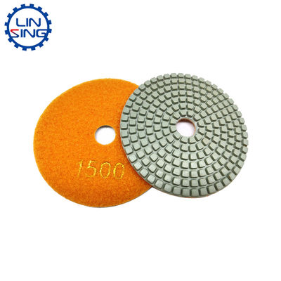 Pad de pulido flexible de microfibra de 4 pulgadas de grado A para herramientas de molienda de losas de piedra duraderas