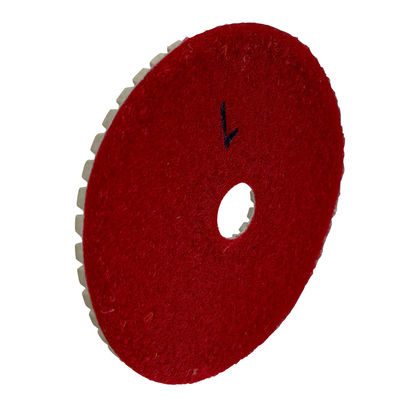 Grado A 4 pulgadas de resina de unión 4 pasos de almohadillas de pulido flexibles para soporte seco personalizado ODM