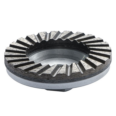 Rueda de copa de diamante en forma de copa para molinilla de ángulo para moler piedra granito de mármol y hormigón