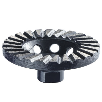 Rueda de copa de diamante en forma de copa para molinilla de ángulo para moler piedra granito de mármol y hormigón