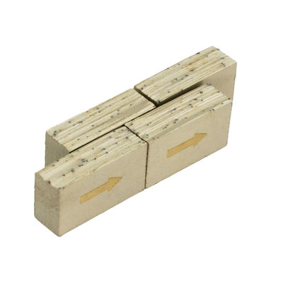 Segmento de diamante en forma de sándwich para cortar piedra de mármol ODM con buena nitidez