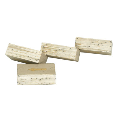 Segmento de diamante en forma de sándwich para cortar piedra de mármol ODM con buena nitidez