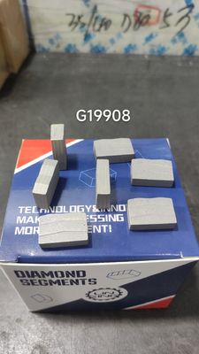 6.5mm segmento de diamante de disco múltiple La herramienta perfecta para el corte de granito 24 * 7.6/8.4 * 15mm
