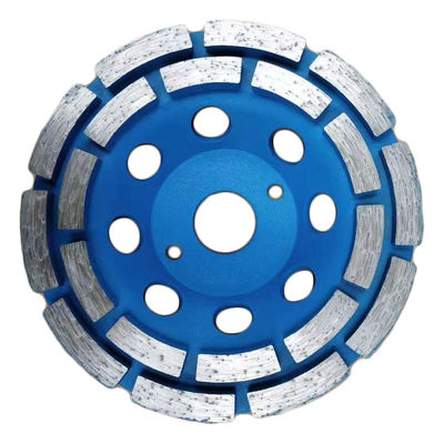 Ruedas de perfilado de diamantes sinterizando rueda de copa de segmento doble de diamantes para molienda de piedra