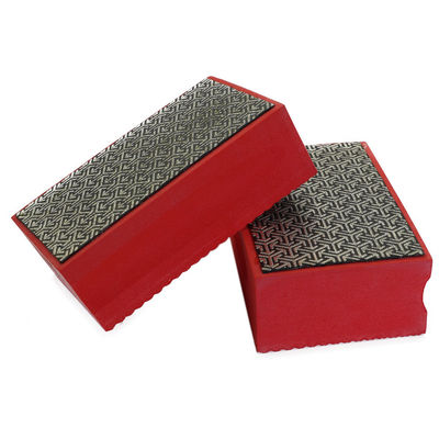 Esponja electroplacada Diamante de pulir a mano Bloques de lija para azulejos cerámicos de granito de mármol