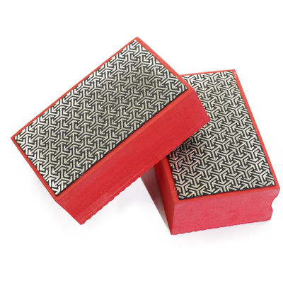 Esponja electroplacada Diamante de pulir a mano Bloques de lija para azulejos cerámicos de granito de mármol