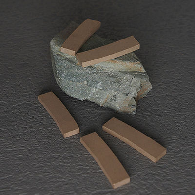 Segmentos de corte de mármol 40*5*10mm Herramientas de diamante para y ARC Forma de piedra de corte 450mm