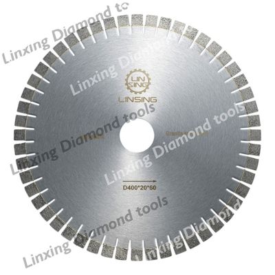 2.4mm espesor de la hoja U-slot Granito de mármol de corte de sierra de hoja disco con garantía