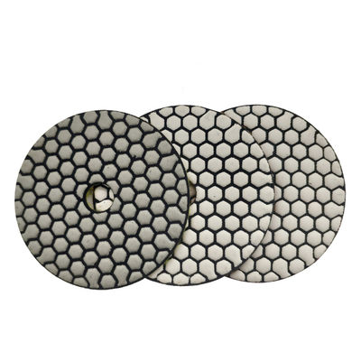 Herramientas redondas de diamante 3 pasos Pads de pulido flexibles secos / húmedos con buen rendimiento