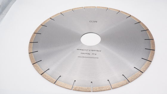 Cuchilla de sierra de diamante de 350 mm para diámetro de mármol 350 mm espesor de la hoja de 0,032in y asequible