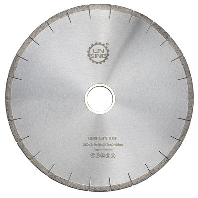 Herramientas de corte segmentadas de diamante de grado industrial D350MM para el corte de cuarcita silenciosa