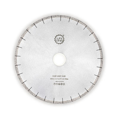 Herramientas de corte segmentadas de diamante de grado industrial D350MM para el corte de cuarcita silenciosa