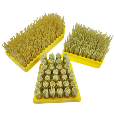 Brush de filamentos de abrasivos de diamantes para la molienda de vidrio y de losas de piedra