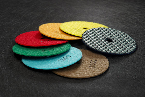 Enlace de resina D150MM D180MM Pads de limpieza de diamantes húmedos y secos