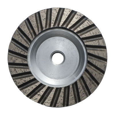 Copas de aluminio Turbo Segmentos Disco de molienda de diamantes para láminas de piedra pulido de suelo