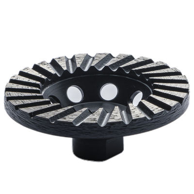 Copas de aluminio Turbo Segmentos Disco de molienda de diamantes para láminas de piedra pulido de suelo