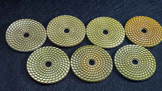 Pads de pulido D150MM D180MM D230MM Disco de pulido de diamantes seco y húmedo con alta durabilidad
