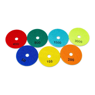 Pad de pulido de diamantes de 125 cm para secar 50/100/200/400/500/800/1500/3000/buff